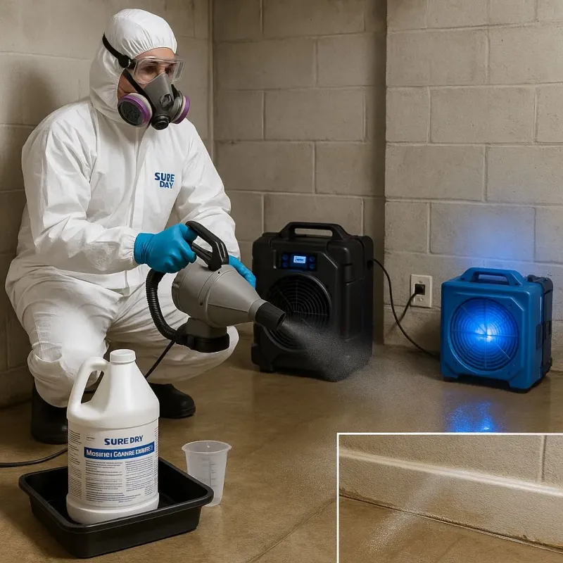 Sanitization and Odor Removal process in Durand, WI